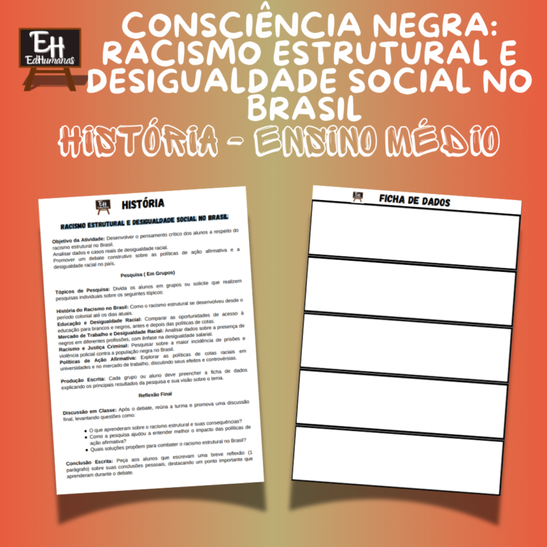 Racismo estrutural e desigualdade social no Brasil – EdHumanas Ensino Médio